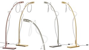 Floor lamp Glorlfy Pink Fl 3D