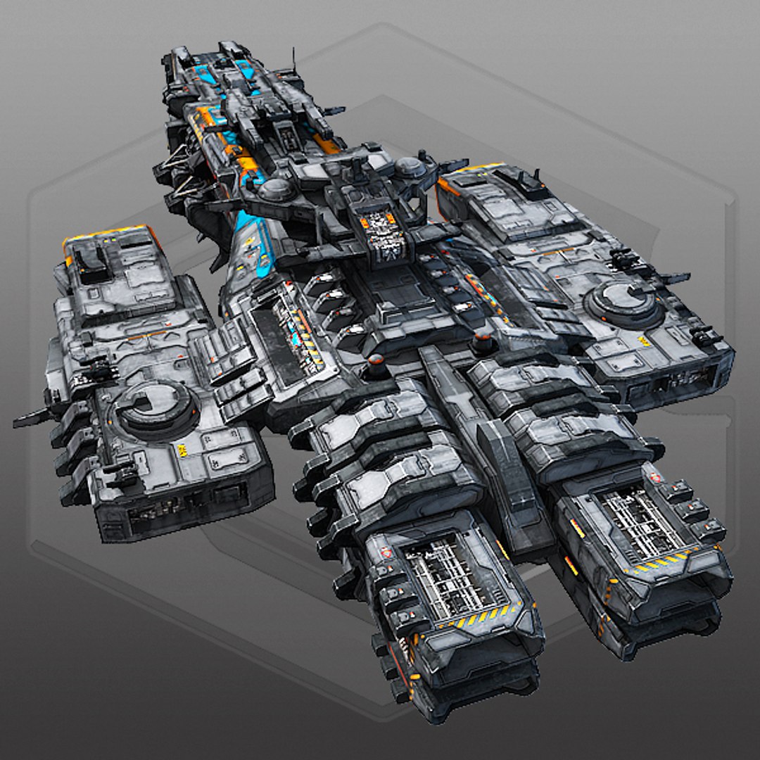 3D scifi destroyer g4 - TurboSquid 1274362