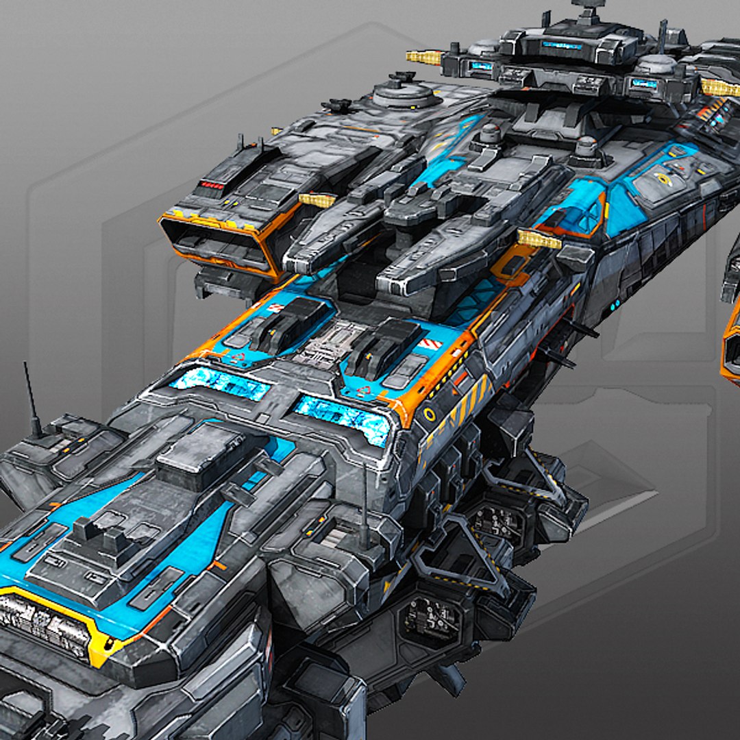 3D scifi destroyer g4 - TurboSquid 1274362