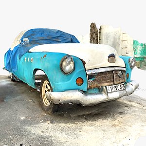 Volga GAZ 12 ZiM 1951 3D model