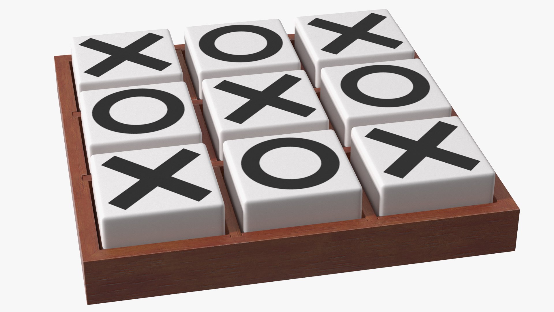 3D model Desktop Tic Tac Toe Game - TurboSquid 1782442