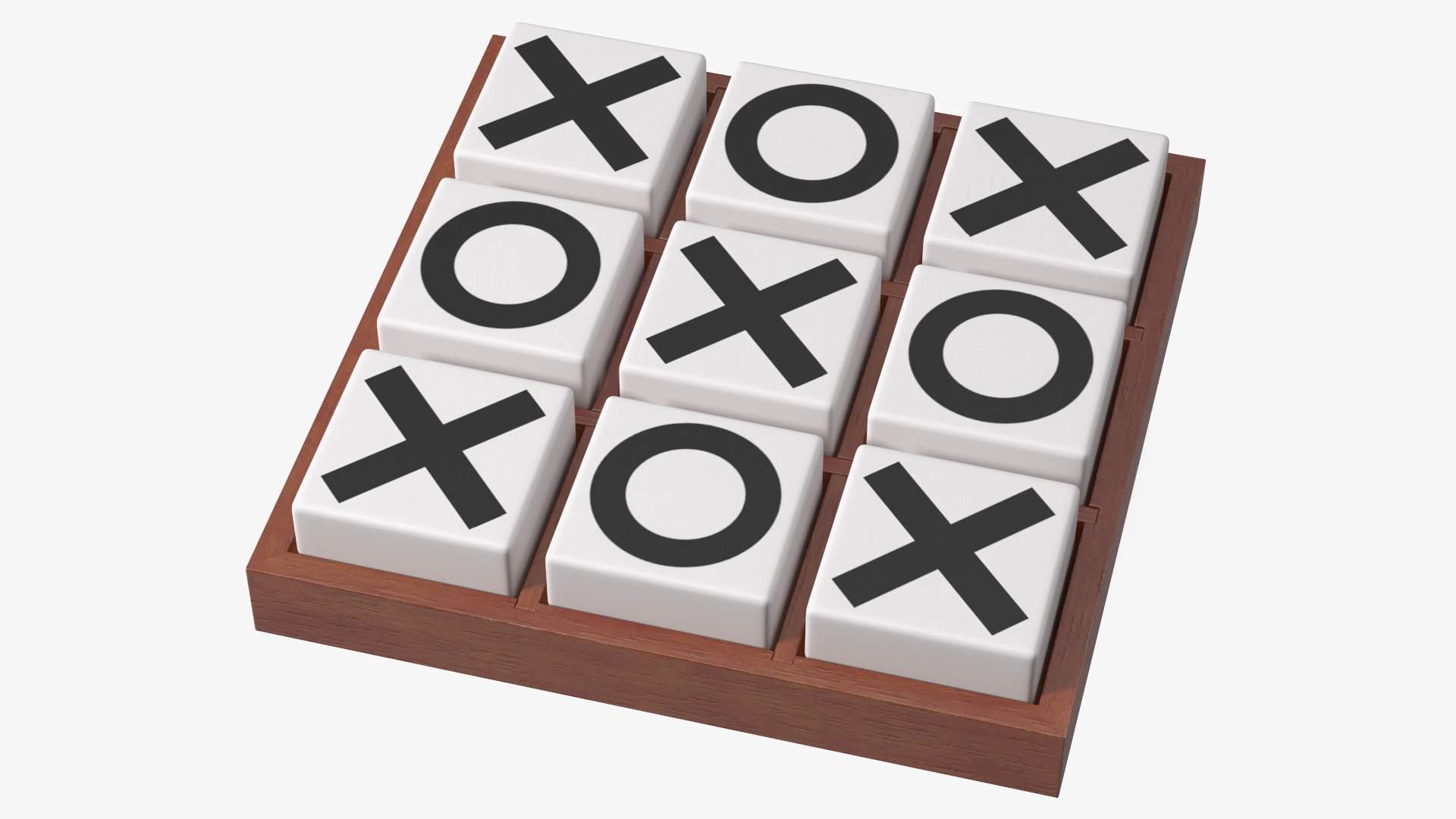 Tic Tac Toe Golden 3D model - TurboSquid 1782479