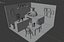 pizza place 3D model