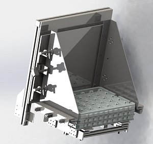 tray loading mechanism 3D