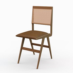 Caviuna Dining Chair 3D