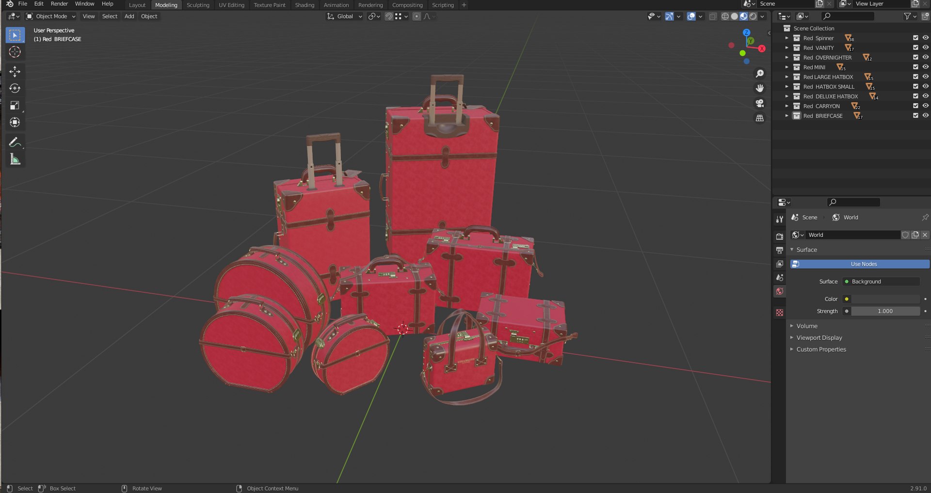 Steamline Red Luggage Set 3D model https://p.turbosquid.com/ts-thumb/O2/l0Wi3v/5h/screenshot_1/png/1641383660/1920x1080/fit_q87/40b97bae804276fdf6ad1106732d5df00106e941/screenshot_1.jpg
