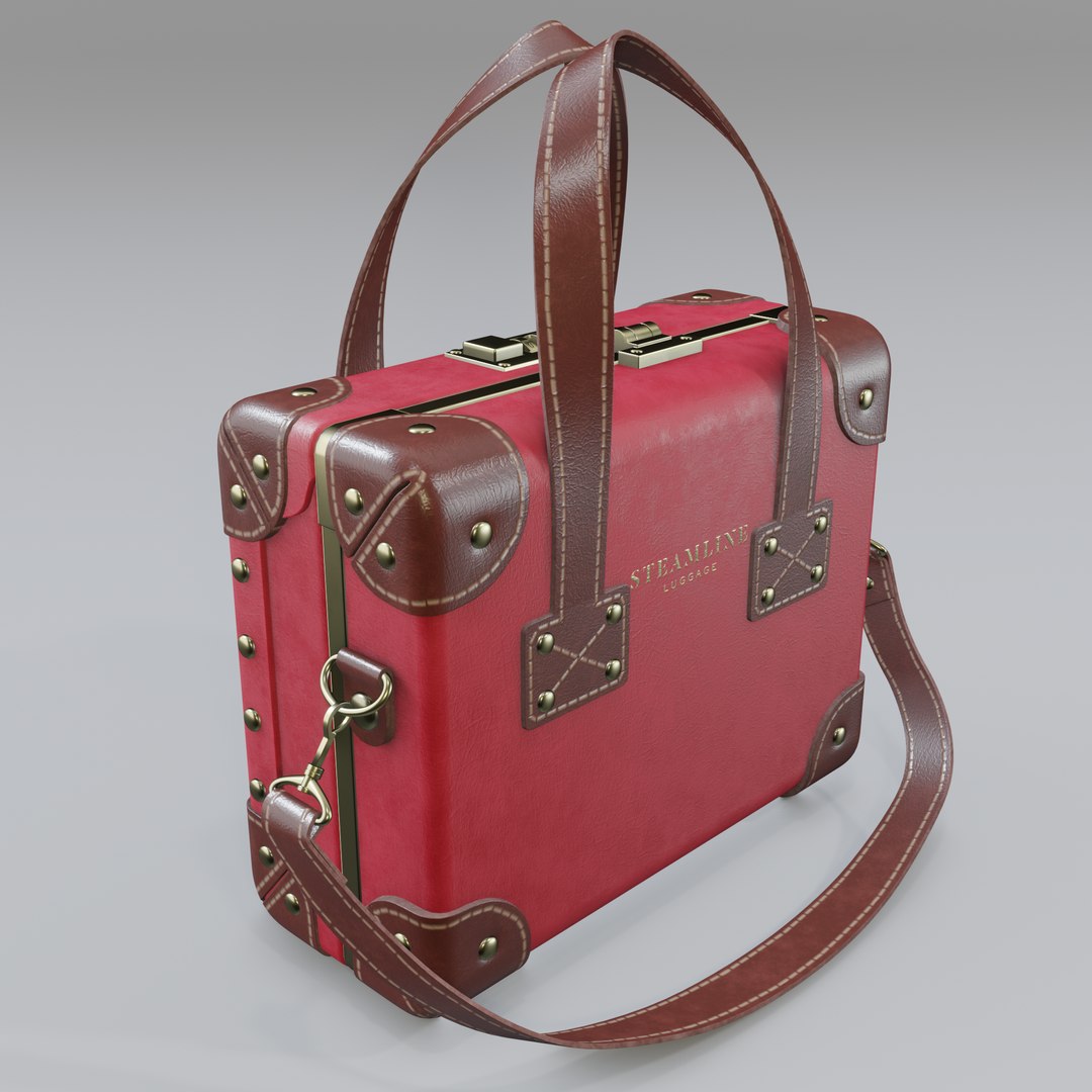 Steamline Red Luggage Set 3D model https://p.turbosquid.com/ts-thumb/O2/l0Wi3v/LV/render10/png/1641383193/1920x1080/fit_q87/5c4b7d2b72142b79858bfa183526d98edd1fb714/render10.jpg