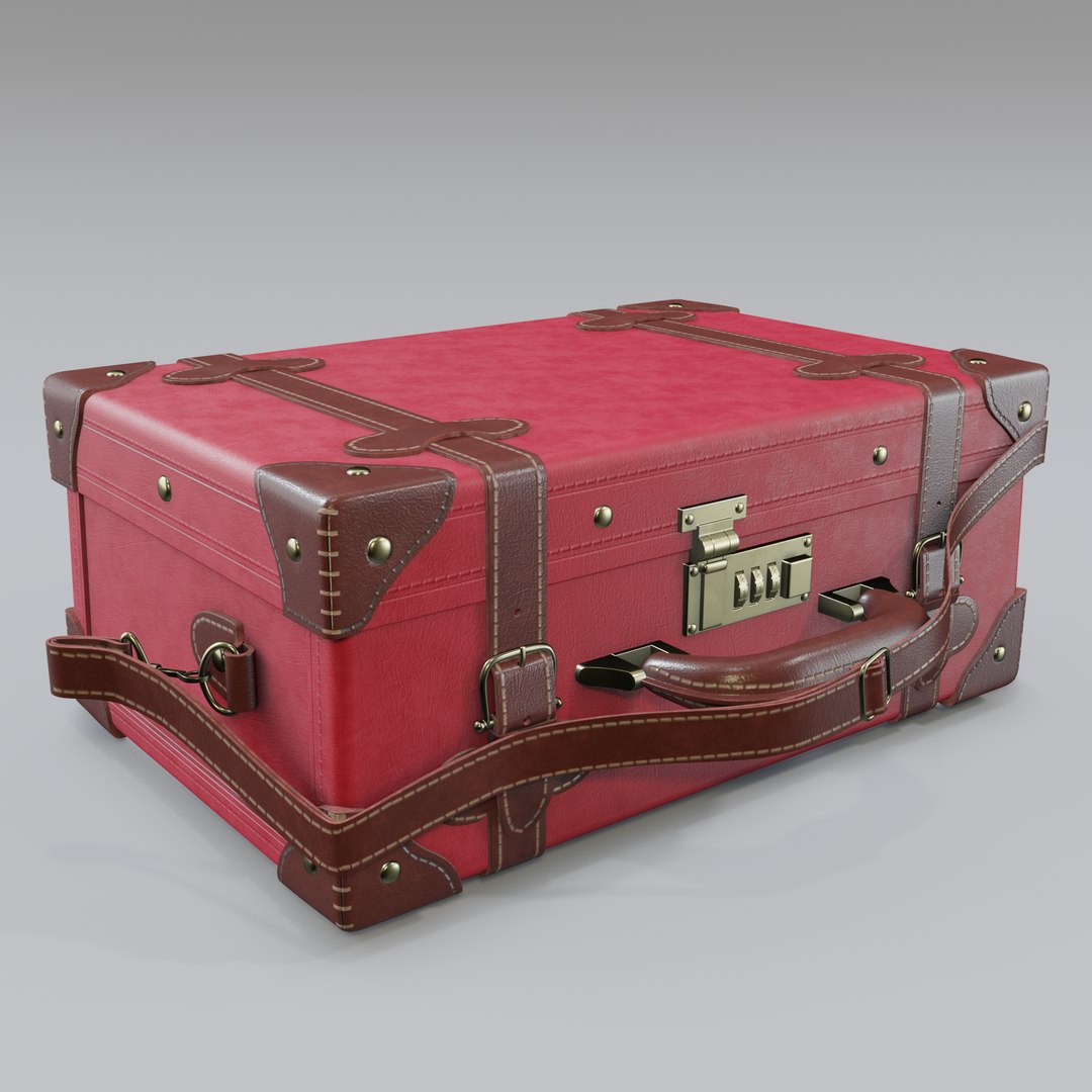 Steamline Red Luggage Set 3D model https://p.turbosquid.com/ts-thumb/O2/l0Wi3v/QI/render14/png/1641383590/1920x1080/fit_q87/7df6f3d00638748794fd71c0cd6ff5b78cb36ccf/render14.jpg