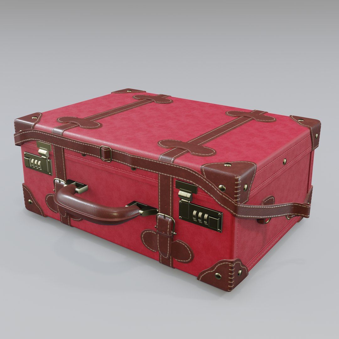 Steamline Red Luggage Set 3D model https://p.turbosquid.com/ts-thumb/O2/l0Wi3v/aC/render12/png/1641382996/1920x1080/fit_q87/20452f0db1705cbf06c0bfae6780d5e07dcc0f6f/render12.jpg