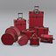Steamline Red Luggage Set