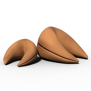Fortune cookies 3D model