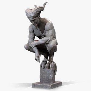 3D Demon Statue