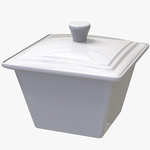 3D box covered square model