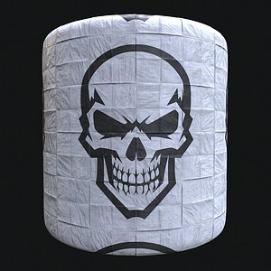 Skull Tarpaulin Sheet 4x4m
