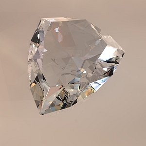 3d trillion cut gem model
