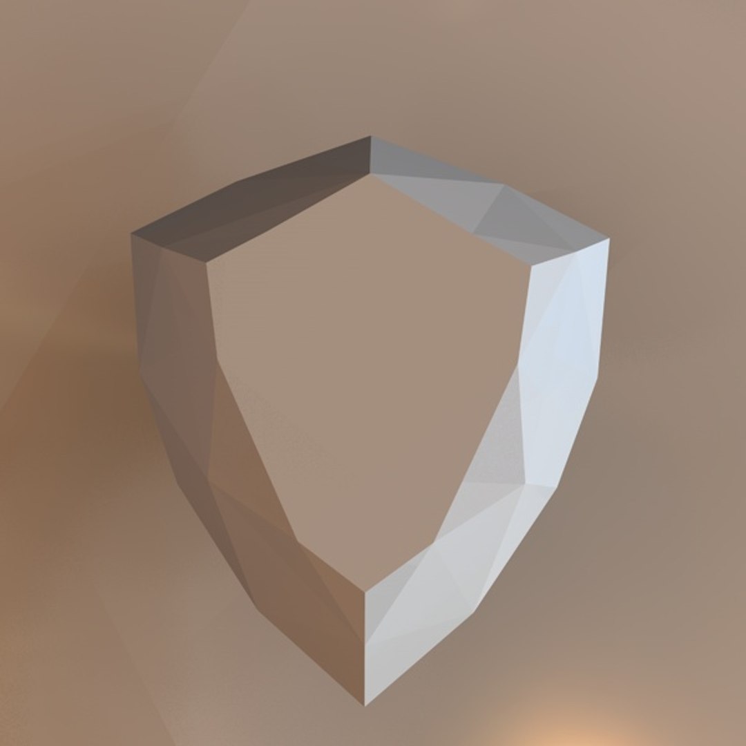 3d Trillion Cut Gem Model