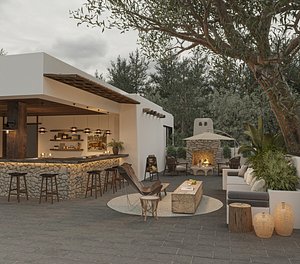 3D model modern coffee