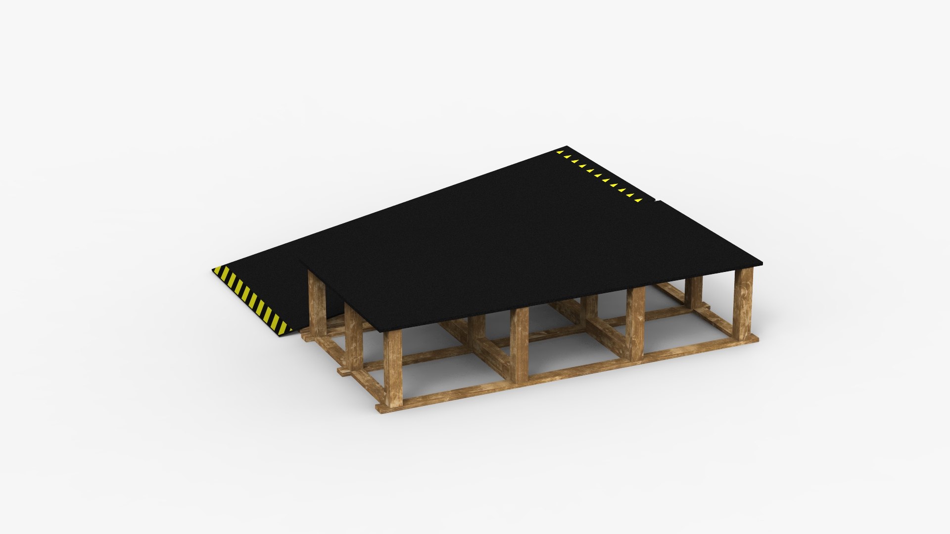 3D Ramp And Plate Structures - TurboSquid 1946687