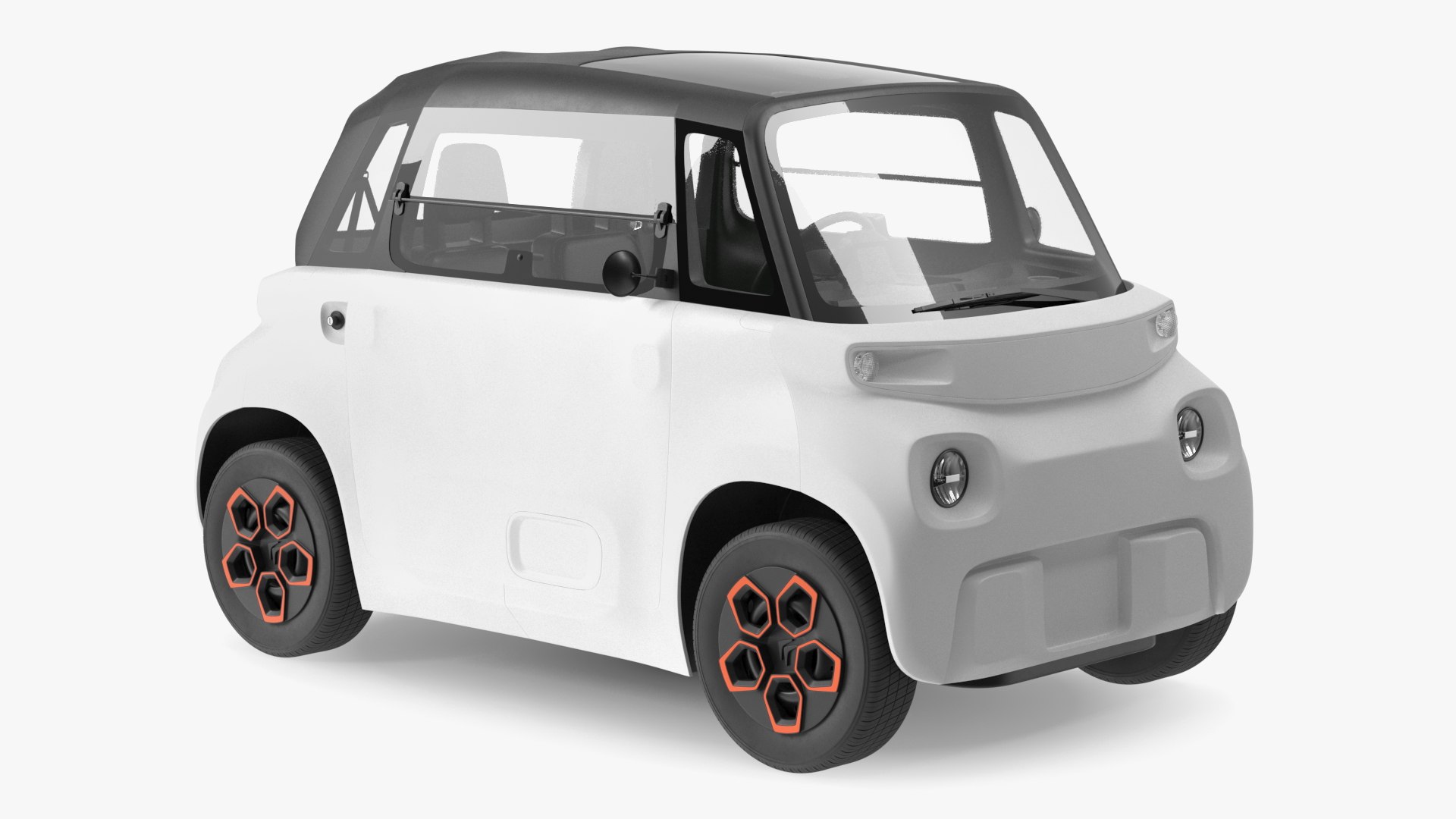 Urban Electric Car 3D model preview