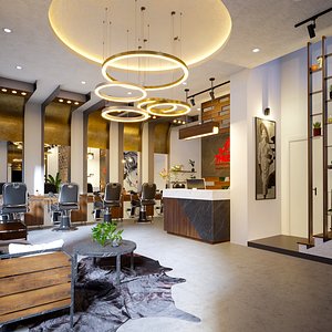 Industrial Loft Barber Shop