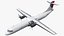 Civilian Transport Aircraft ATR 72-600 Rigged for Maya