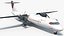 Civilian Transport Aircraft ATR 72-600 Rigged for Maya