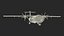 Civilian Transport Aircraft ATR 72-600 Rigged for Maya