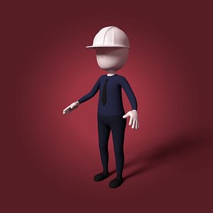 cartoon architect 3D