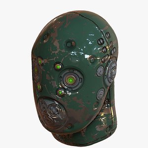 3D 3D Gas mask respirator scifi futuristic 3D