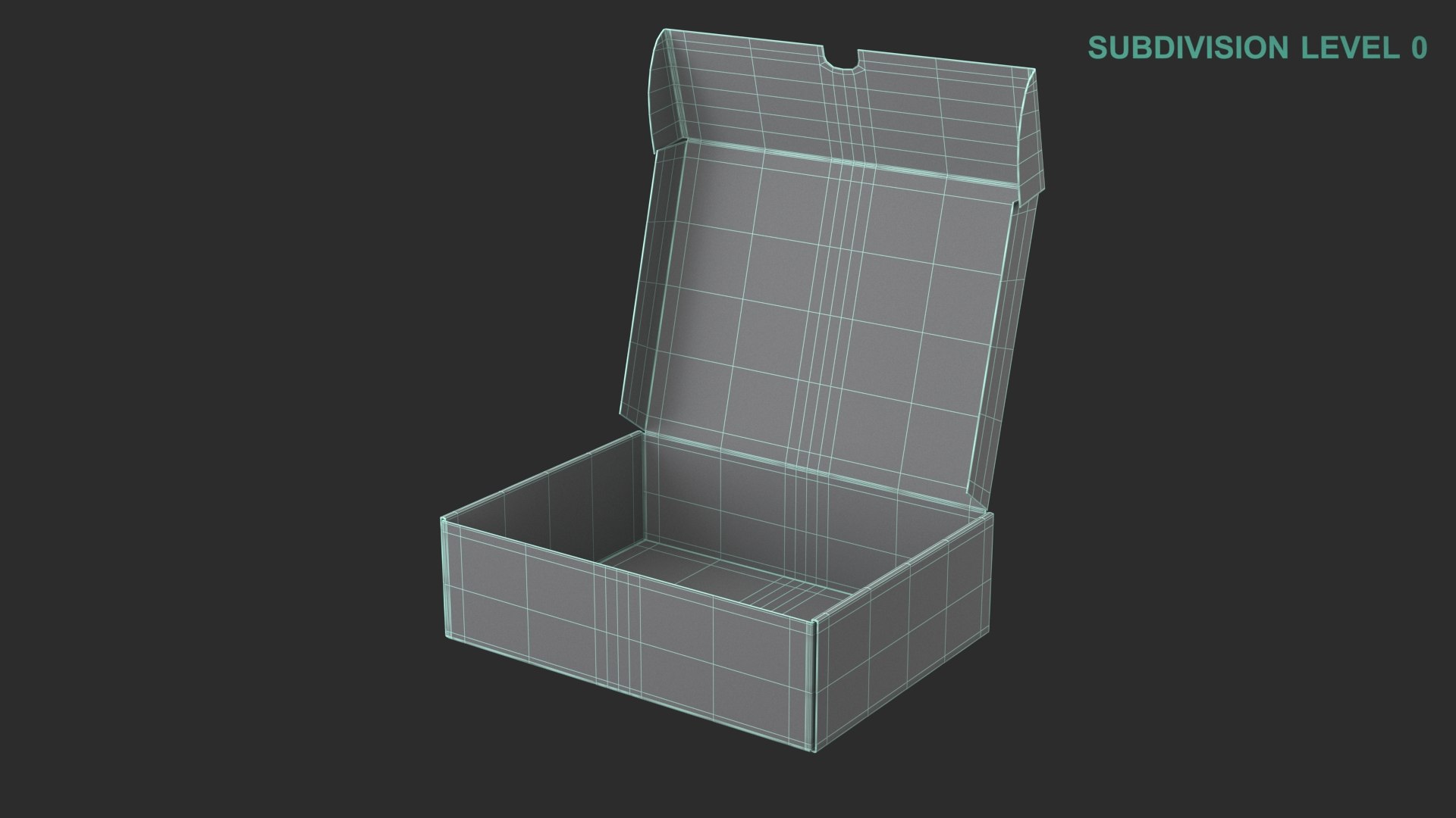 3D Cardboard Box https://p.turbosquid.com/ts-thumb/O3/7Gfhsu/3h/wireframe0007/jpg/1701155886/1920x1080/fit_q87/6def75a67a3d8b58f0fdf4f7620e5e2c6f25224e/wireframe0007.jpg