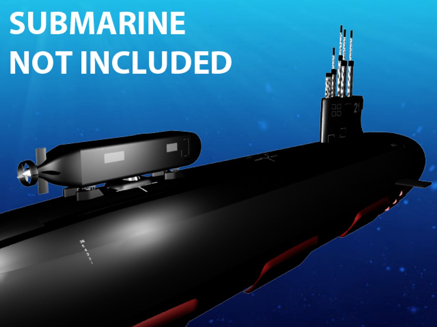 Navy Asds Submersible Vehicle 3d Model