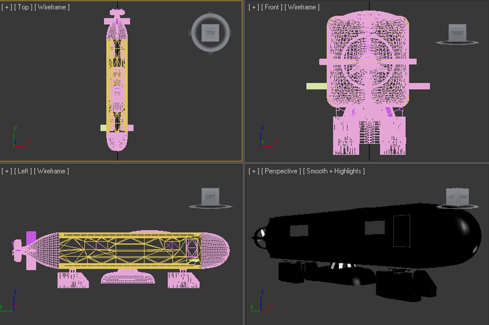 Navy Asds Submersible Vehicle 3d Model