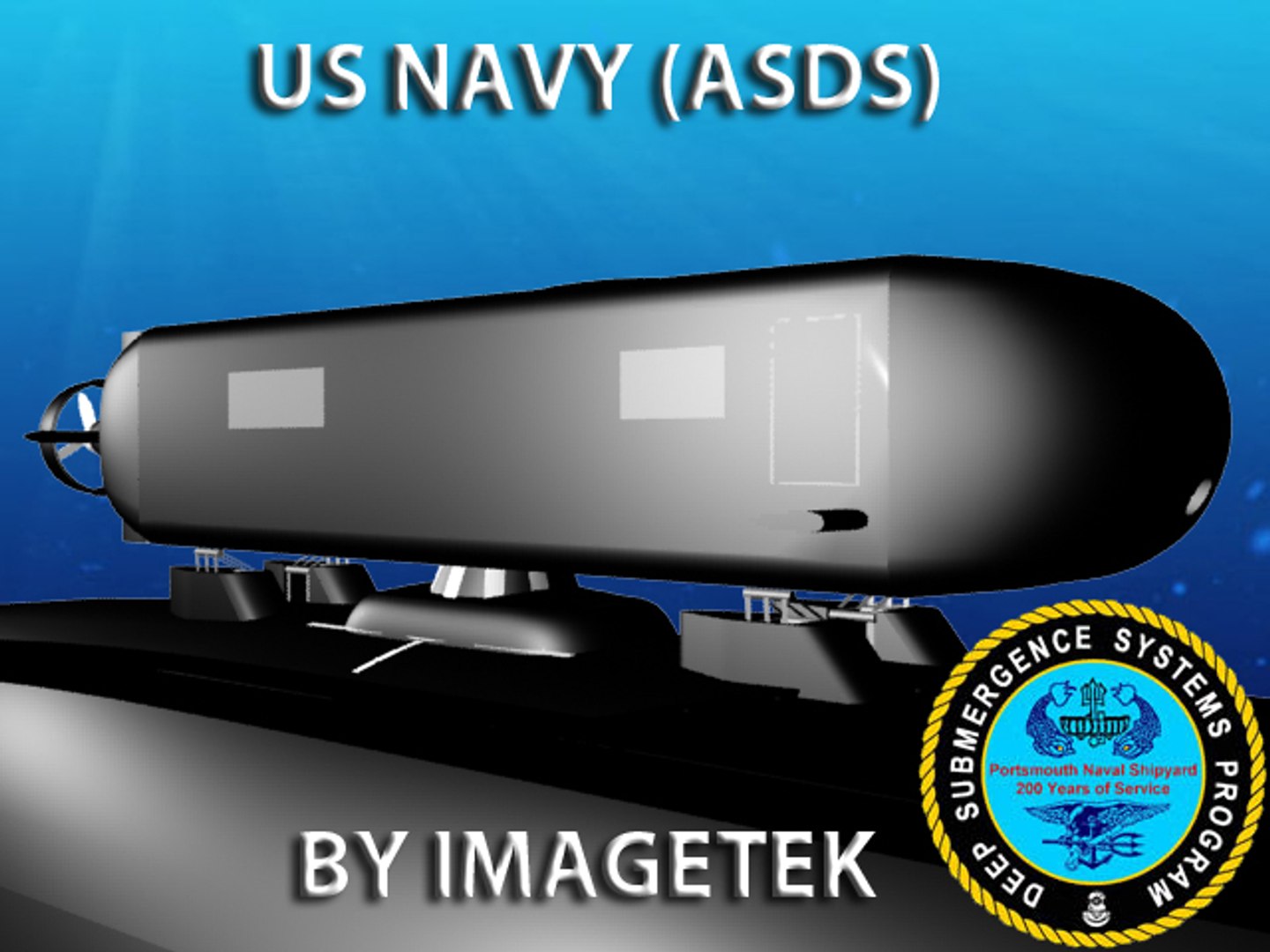 Navy Asds Submersible Vehicle 3d Model