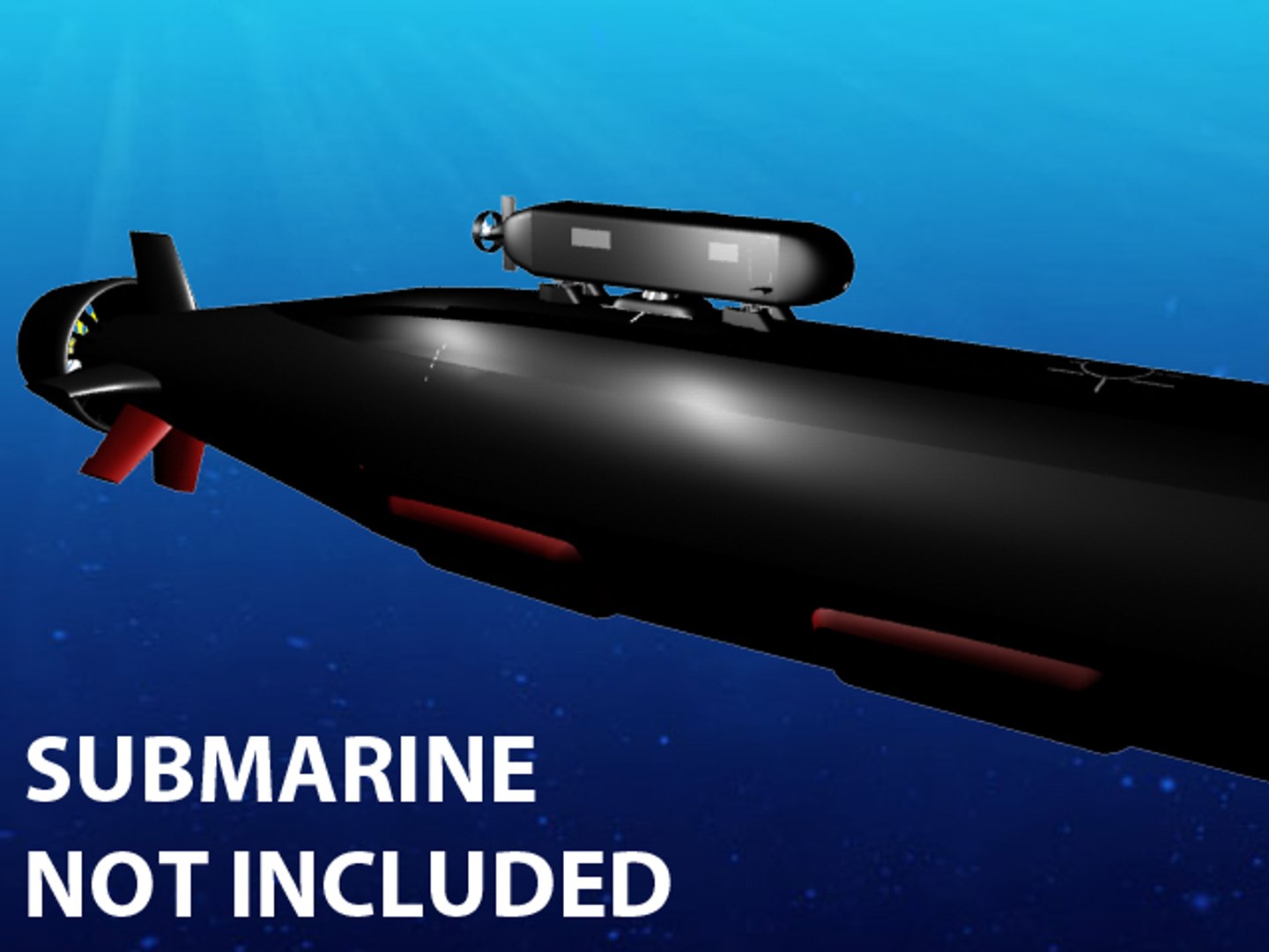 navy asds submersible vehicle 3d model
