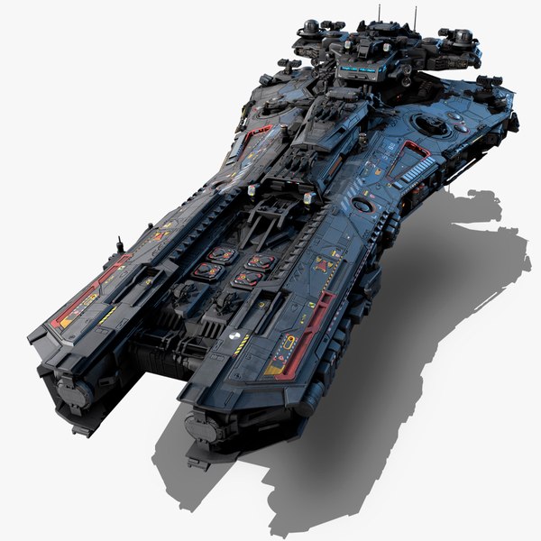 modelo 3d Nave espacial SF Corvette - TurboSquid 2322523