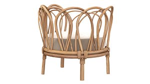 3D Melody-rattan-chair model