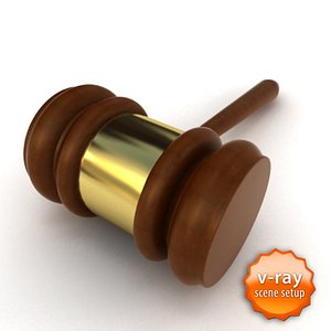 3d judge gavel