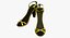 3D model heel shoes