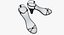 3D model heel shoes