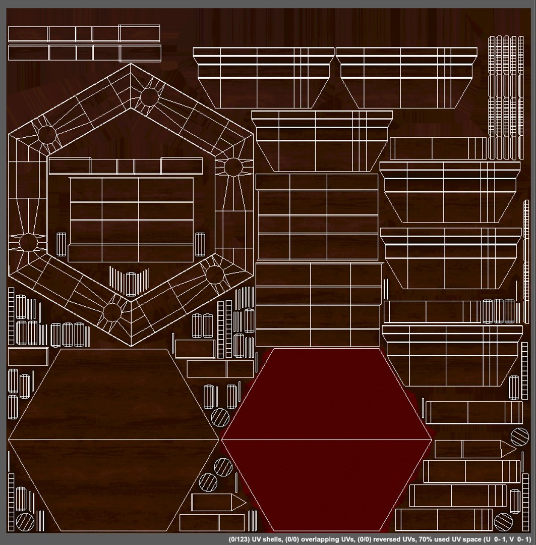 3D poker table model https://p.turbosquid.com/ts-thumb/O3/J45Gx4/3VrliGsa/screenshot_uvs/png/1590596662/1920x1080/fit_q87/6573833b957644c647988838d59305745cbc2311/screenshot_uvs.jpg