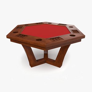 3D poker table model