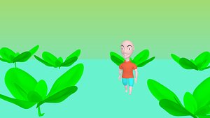 3D cartoon character