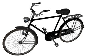 old school bike 3D model
