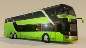 3D Bus Setra topclass S 431 DT model