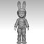 Minah Little Girl in Rabbit Outfit