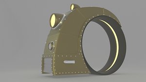 steampunk vehicle model