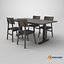 3D Dining set N26 model