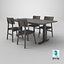 3D Dining set N26 model