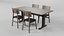 3D Dining set N26 model