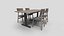 3D Dining set N26 model
